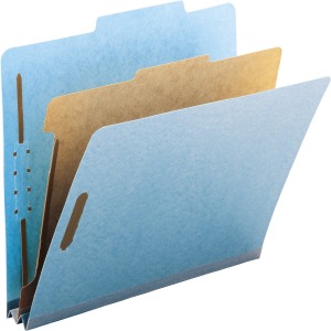 Smead 2/5 Tab Cut Letter Recycled Classification Folder