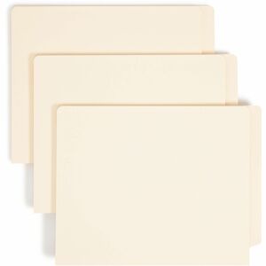 Smead Straight Tab Cut Letter Recycled End Tab File Folder
