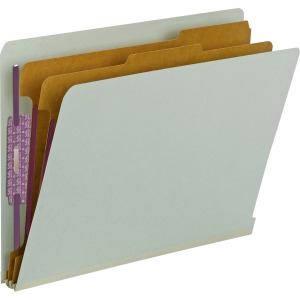 Smead 1/3 Tab Cut Letter Recycled Classification Folder