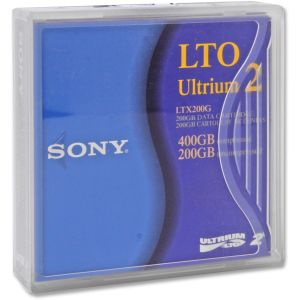 Sony LTO Ultrium Tape Cartridge, 200GB/400GB Capacity
