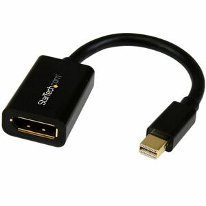 StarTech.com 6in Mini DisplayPort to DisplayPort Video Cable Adapter - M/F