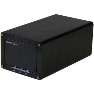 StarTech.com USB 3.1 (10Gbps) External Enclosure for Dual 2.5" SATA Drives - RAID - UASP - Compatible with USB 3.0 and 2.0 Systems