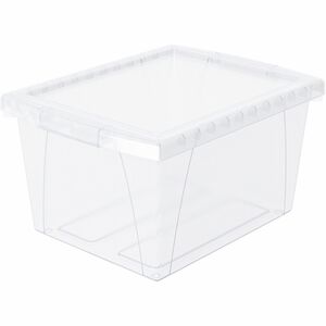 Storex Stackable Storage Bin w/Lid