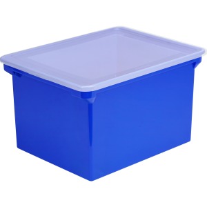 Storex Locking Lid Tote Storage Box