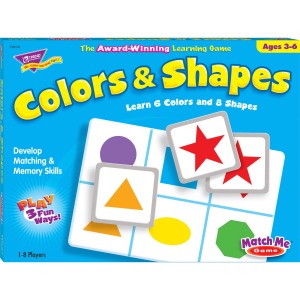 Trend Colors/Shapes Match Me Learning Game