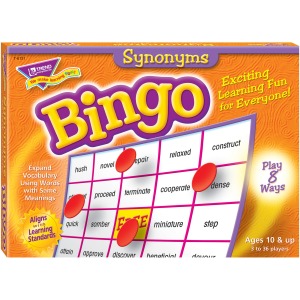 Trend Synonyms Bingo Game