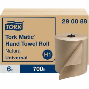 290088 8X700 NAT WAVE ROLL TOWEL (TORK) 6/CS