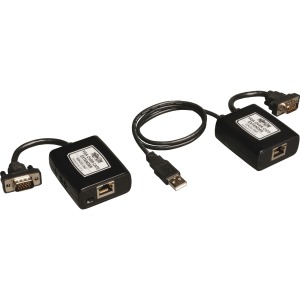 Eaton Tripp Lite Series VGA over Cat5/6 Extender Kit, Transmitter/Receiver for Video, USB Powered, Up to 500 ft. (152 m), TAA