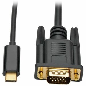 Tripp Lite series USB C to VGA Adapter Cable (M/M), 1920 x 1200 (1080p), 6 ft