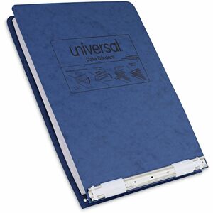 Universal Pressboard Hanging Binder, 2 Posts, 6" Capacity, 9.5 x 11, Blue