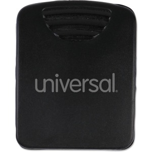 Universal Fabric Panel Wall Clips, 25 Sheet Capacity, Black, 20/Pack