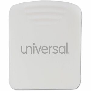 Universal Fabric Panel Wall Clips, 25 Sheet Capacity, White, 20/Pack