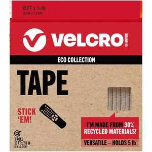 VELCRO&reg; Eco Collection Adhesive Backed Tape