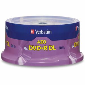 Verbatim 96542 DVD Recordable Media - DVD+R DL - 8x - 8.50 GB - 30 / Pack - Silver