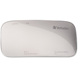 Verbatim Universal Card Reader, USB 3.0 - Silver