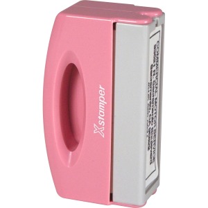 Xstamper Pre-inked Pink Pocket Stamp