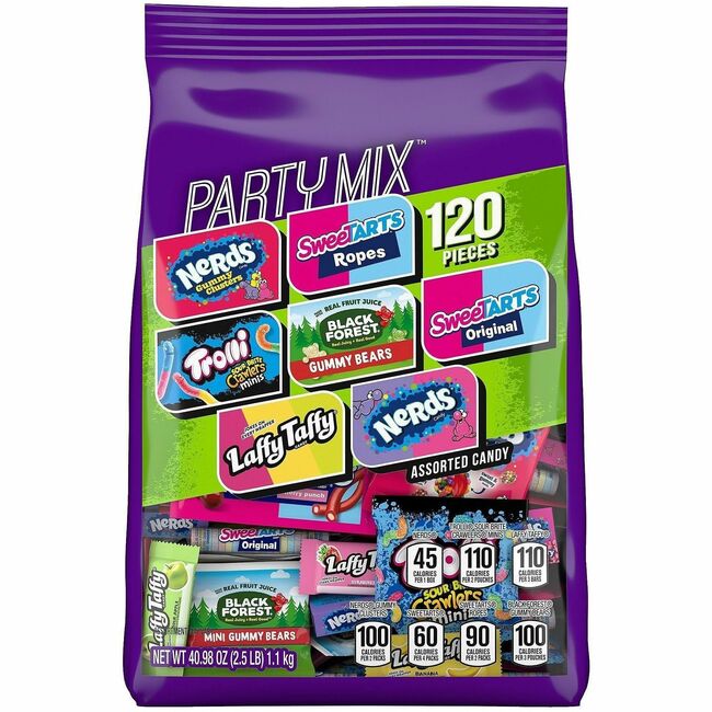 Party Mix Stand Up Bag Assorted Fruity 40 98 oz Bag 120 Pieces