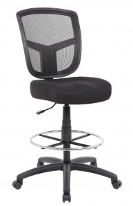 Boss Contract Mesh Drafting Stool