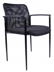 Boss Mesh Guest Chair, Black