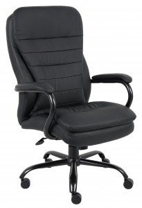 Boss Heavy Duty Double Plush CaressoftPlus Chair - 400 Lbs. 