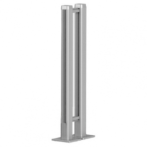 OfficeSource | Borders II Collection | Frosted Acrylic Filler (For Between Two 24''H Posts)