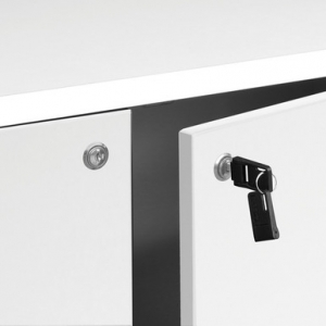 OfficeSource OS Laminate Collection Hutch Door Lock