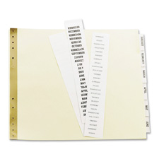  Data Index Dividers 