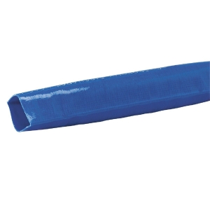 T36005001 Abbott Rubber 1-1/2 In. x 150 Ft. Blue Lay Flat Economy Discharge Hose, Bulk