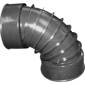 0490AA Advanced Drainage Systems 4 In. 90 Deg. Plastic Corrugated Elbow (1/4 Bend)