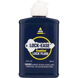 LE-4 AGS Lock-Ease 3.4 Oz. Squeeze Bottle Graphited Lock Lubricant