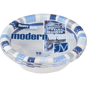 DB12MW032010AGI AJM ModernWare 12 Oz. Paper Bowl (10-Count)
