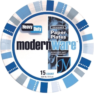 DP7MW032015AGI AJM 7 In. ModernWare Paper Plate (15-Count)