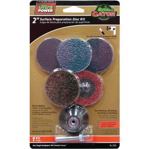2225 Gator 2 In. Sanding Disc Kit (6-Pack)