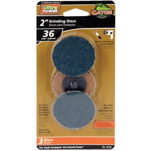 2230 Gator Surface 2 In. 36 Grit Grinding Surface Conditioning Sanding Disc (3-Pack)