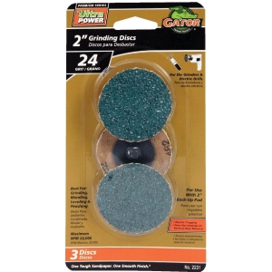2231 Gator Surface 2 In. 35 Grit Grinding Surface Conditioning Sanding Disc (3-Pack)