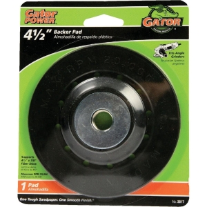 3017 Gator 4-1/2 In. Power Angle Grinder Backing Pad