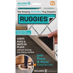RU011132 Ruggies Nonslip Rug Gripper Tape (8-Pack)
