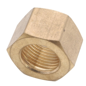 30051-04 Anderson Metals 1/4 In. Brass Compression Nut (50-Pack)