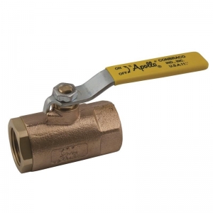 70-102-27 Apollo Bronze all Valve,3/8",Adjustable Packing Gland with Chrome plated ball