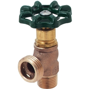 223LF Arrowhead Brass 3/4 In. MIP x 3/4 In. Hose Thread Red Brass Aluminum Diecast Boiler Drain
