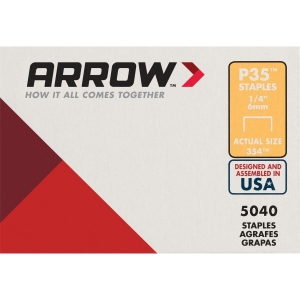 354 Arrow P35 Plier Type Staple, 1/4 In. (5040-Pack)