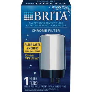 36310 Brita On Tap Chrome Replacement Water Filter Cartridge