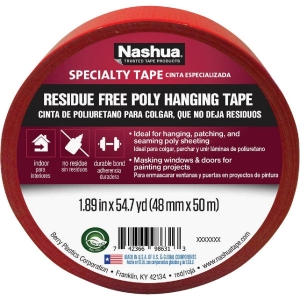 1542736 Nashua 48 Mm. x 50 M. 7 mil Red Sheeting Tape
