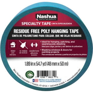 1542737 Nashua 48 Mm. x 50 M. 7 mil Teal Sheeting Tape