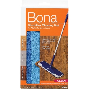 AX0003053 Bona 4 In. W. x 15 In. L. Microfiber Cleaning Pad Mop Refill