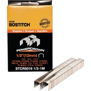 STCR50191/2-1M Bostitch Powercrown Hammer Tacker Staple, 1/2 In. (1000-Pack)