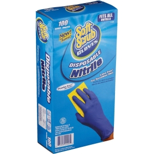 11100-16 Soft Scrub 1 Size Fits All Nitrile Disposable Glove (100-Pack)