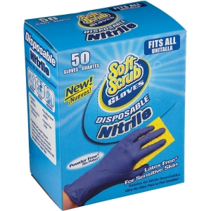 11150-16 Soft Scrub 1 Size Fits All Nitrile Disposable Glove (50-Pack)