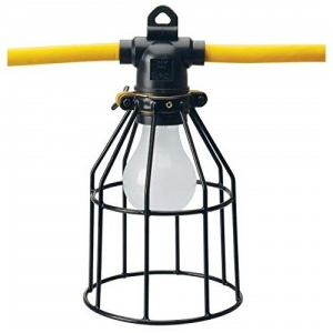 07539 Coleman Cord-O-Lite Temporary String Lights w/Metal Guard,L 100'