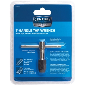 98501 Century Drill & Tool 0 In. to 1/4 In. Tap Wrench T-Handle